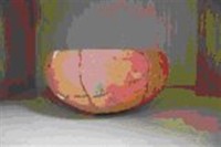 藏品(紅褐色夾砂/斂口帶鈕圈足缽)的圖片