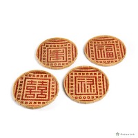 藏品(福祿壽喜盤(1組4個))的圖片