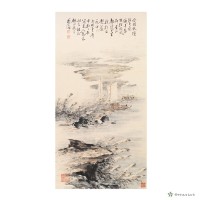 藏品(山水：桃江遊子)的圖片