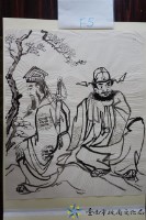 藏品(蔡草如畫稿(呂洞賓、曹國舅))的圖片