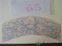 藏品(蝙蝠草束仔手繪稿)的圖片