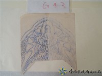 藏品(蝙蝠草手繪稿)的圖片
