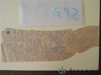 藏品(花草插角手繪稿)的圖片