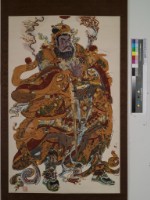 藏品(門神尉遲恭版畫	 	)的圖片