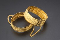 藏品(龍鳳金手環一對)的圖片