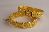 藏品(金花手環一對)的圖片