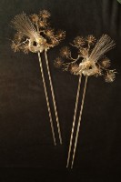 藏品(松柏壽龜髮釵一對)的圖片