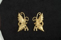 藏品(蝴蝶帽花一對)的圖片