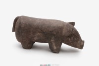 藏品(小豬木雕)的圖片