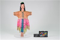 藏品(布袋戲偶─笑嘴旦)的圖片