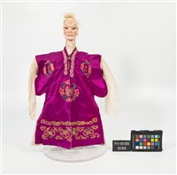 藏品(布袋戲偶-白毛旦)的圖片