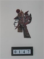 藏品(中國河北皮影戲偶─武旦)的圖片