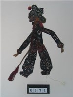 藏品(中國河北皮影戲偶─淨)的圖片