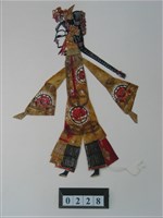 藏品(中國河北皮影戲偶─旦)的圖片