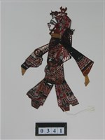 藏品(中國河北皮影戲偶─丑)的圖片