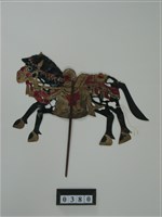 藏品(中國河北皮影戲偶─馬匹)的圖片