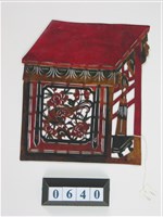 藏品(中國河北皮影戲道具─桌子)的圖片