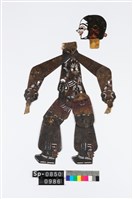 藏品(中國皮影戲偶-卻老旦)的圖片