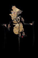 藏品(印尼爪哇島皮影戲偶─神人（Kresna）)的圖片