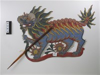 藏品(印尼皮影戲偶─動物)的圖片
