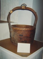 藏品(竹編墨繪謝籃)的圖片