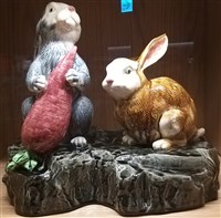 藏品(雙兔吉祥)的圖片