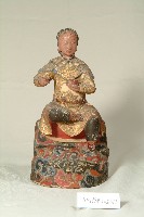 藏品(朱漆貼金九天玄女木雕神像)的圖片