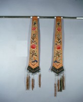 藏品(孔雀牡丹刺繡劍帶（一對）-2)的圖片