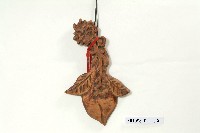 藏品(乾漆雙葉桃形楠木飯匙)的圖片