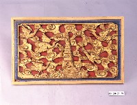 藏品(朱漆貼金喜鵲寶塔木雕板)的圖片