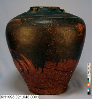 藏品(醬釉四繫陶罐)的圖片