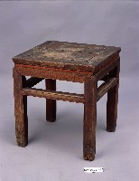 藏品(束腰直腳方椅-1)的圖片