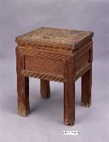 藏品(束腰直腳方椅-2)的圖片