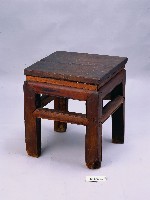 藏品(束腰直腳方椅-6)的圖片