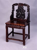 藏品(束腰螭虎馬蹄腳太師椅-1)的圖片