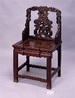 藏品(束腰螭虎馬蹄腳太師椅-2)的圖片