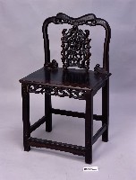 藏品(透雕福壽雙全靠背椅-1)的圖片