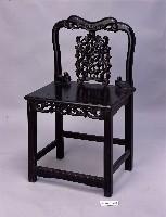 藏品(透雕福壽雙全靠背椅-2)的圖片