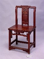 藏品(淺浮雕方足靠背椅-1)的圖片