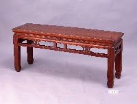 藏品(束腰馬蹄腳長凳-1)的圖片