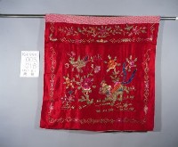 藏品(麒麟鳳凰刺繡桌圍)的圖片