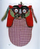 藏品(紅綢地夾棉虎頭風帽)的圖片