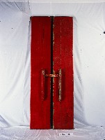 藏品(太監彩繪門扇、宮娥彩繪門)的圖片