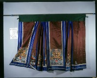 藏品(深棕緞地金繡龍鳳紋馬面裙)的圖片