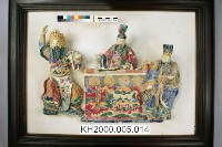 藏品(交趾陶三國演義人物塑像)的圖片