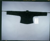 藏品(黑提花綢地立領、對襟馬褂-1)的圖片