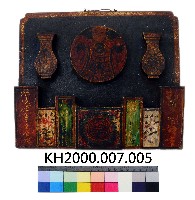 藏品(彩繪佛具漆壁插)的圖片