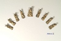 藏品(銀鎏金八仙慶壽帽花組)的圖片