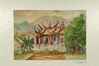 藏品(水彩畫：林德官代天府)的圖片