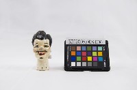 藏品(布袋戲偶-丑木偶頭)的圖片